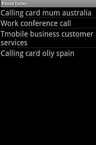 Pause Dialer Lite截图2