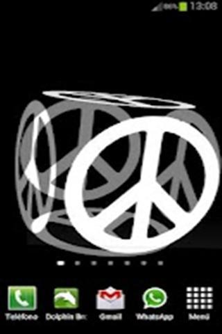 和平的象征动态壁纸 3D Peace Symbol Live Wallpaper截图2