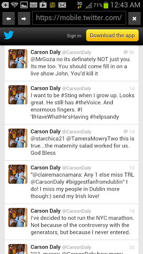 Carson Daly Fan App截图2