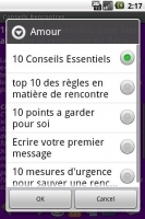 Conseils Rencontres(Dating Tip 0.9.0截图2