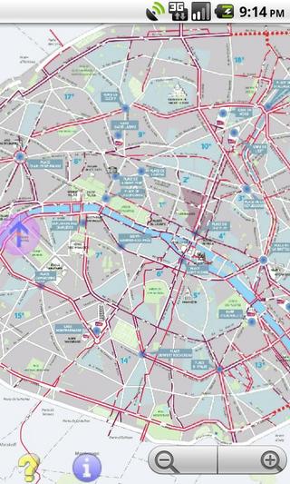 Offline GPS Paris OpenStreetMap截图1