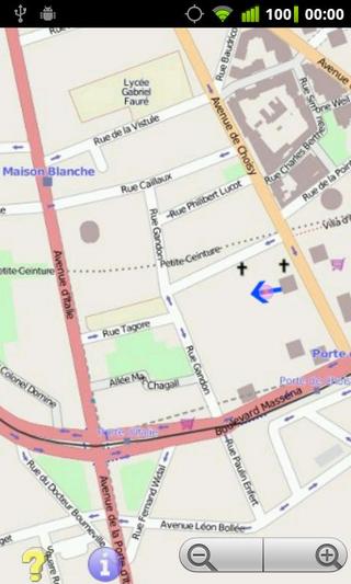 Offline GPS Paris OpenStreetMap截图2