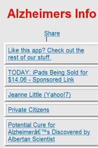 Alzheimers Info截图1