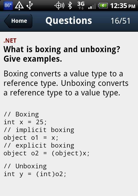 NET Interview Prep Lite截图3