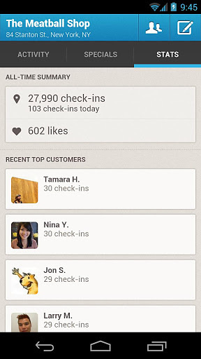 Foursquare for Business截图3