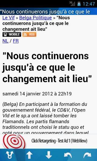 NewsFlash! Belgique截图4