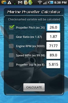 Boat Propeller Calculator截图