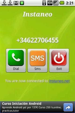 Instaneo VoIP Free Call & SMS截图