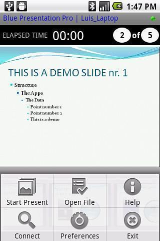 Blue Powerpoint Control DEMO截图1