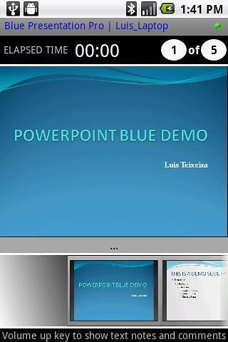 Blue Powerpoint Control DEMO截图4