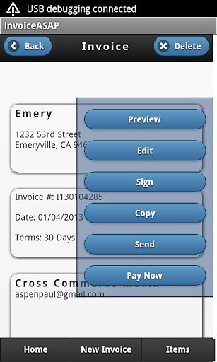 Invoice for QuickBooks, PayPal截图3