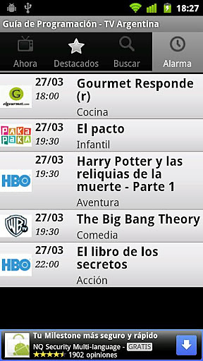 Programación TV Argentina截图2