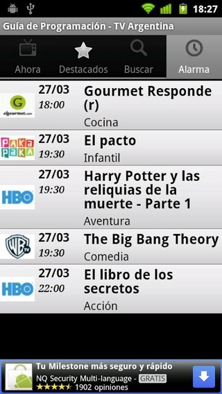 Programación TV Argentina截图10