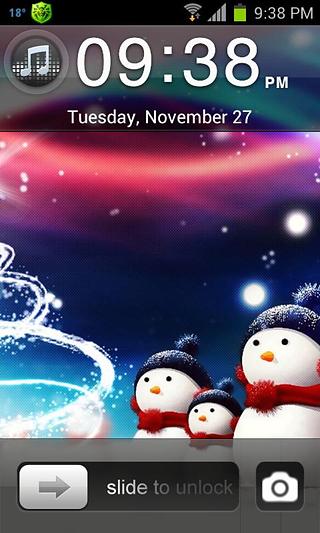 Winter Iphone Go Locker Theme截图2