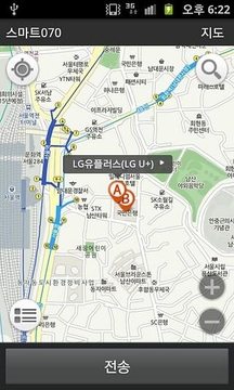 LG Uplus 스마트070, joyn 연동 지도截图