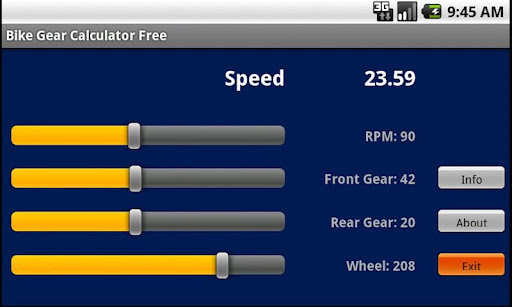 Bike Gear Calculator Free截图1