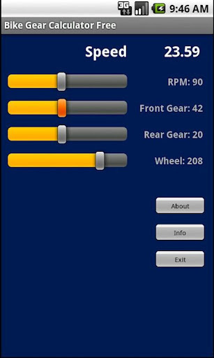 Bike Gear Calculator Free截图3