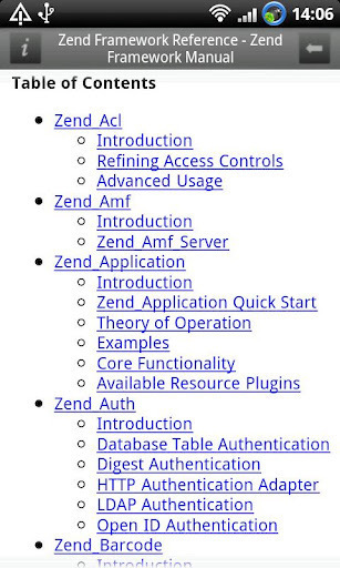 Zend Framework Reference Pro截图1