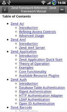 Zend Framework Reference Pro截图