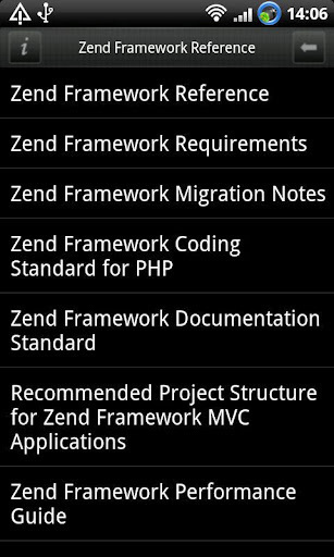Zend Framework Reference Pro截图2