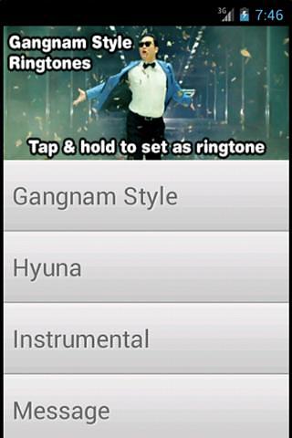 Psy Gangnam Style Ringtones截图2