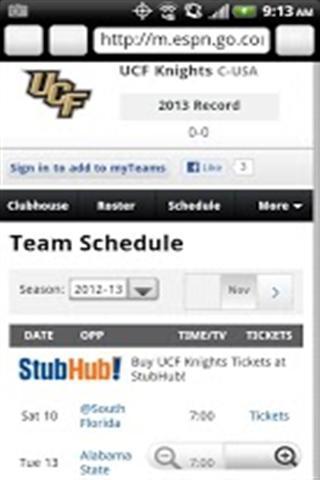 UCF Basketball Cloud截图4