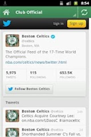 Boston Celtics Player Twitters截图2