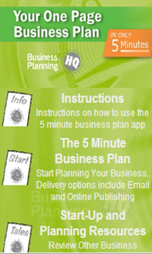 The 5 Minute Business Plan截图2