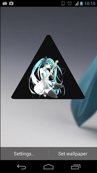 Hatsune Miku 3D Live Wallpaper截图3