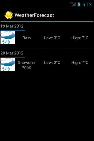 Vancouer Weather Forecast截图1