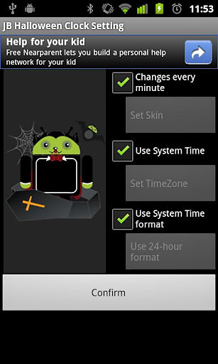 JB HalloweenClock截图1