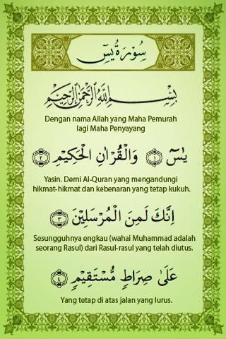 Surah Yasin Dan Terjemahan截图1