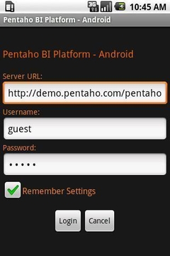 Pentaho BI - 3.5截图