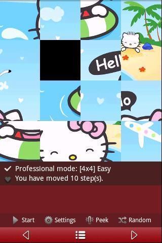 Hello Kitty TetrisPuzzle截图2