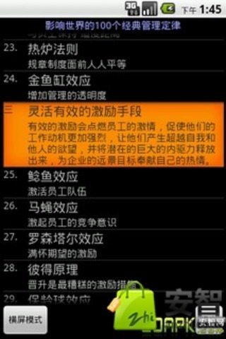 影响世界的100个经典管理定律截图2