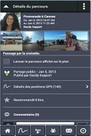 Parcours GPS Live Social Photo截图4