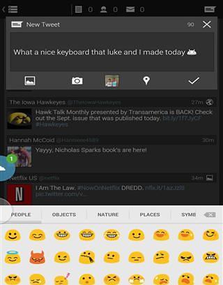 表情键盘 Emoticon keyboard截图2