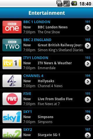 TV Guide UK Lite截图5