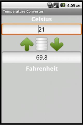 C/F temperature converter截图1