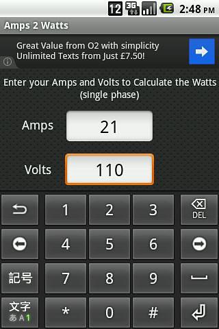 Electrical Amps 2 Watts Free截图3