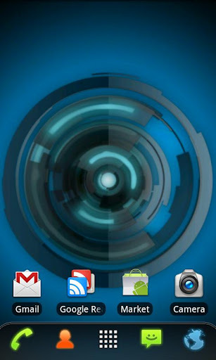 RLW Theme Black Blue Tech截图2