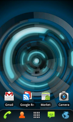 RLW Theme Black Blue Tech截图3