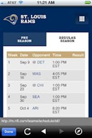 St Louis Rams News & Schedule截图4