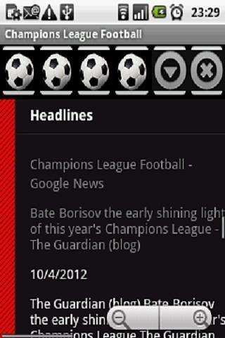 Champions League Football 2012截图2