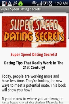 Dating Tips and Secrets截图