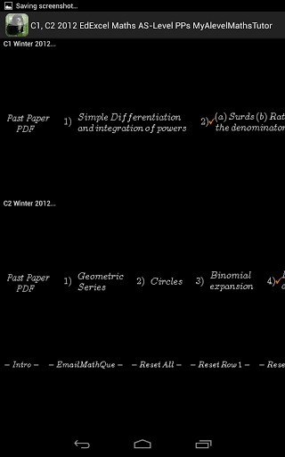 C1 C2 Maths EdExcel 2012 PastP截图5