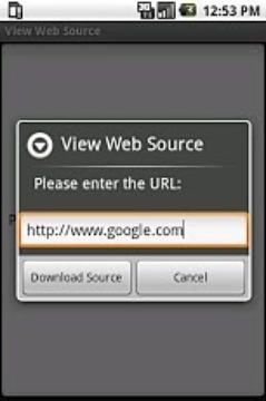 View Web Source截图