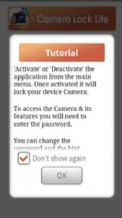 Camera Lock Lite截图3