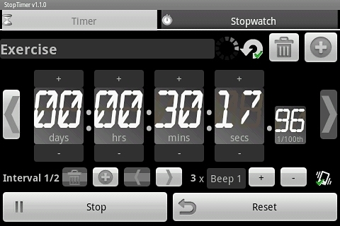 StopTimer - Stopwatch &amp; Ti...截图1