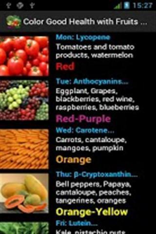 7种健康颜色:水果截图5